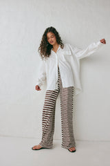 Rieti Pants Brown | VRG GRL on sale