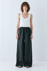 Raya Linen Pants Black | VRG GRL US