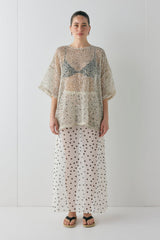 Arden Sequin Top Cream | VRG GRL for sale