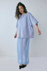 Willow Tee Chalk Blue | VRG GRL on sale