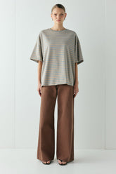 Willow Tee Apricot Stripe | VRG GRL near me