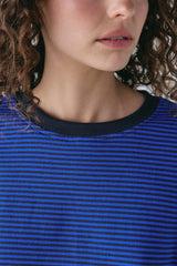 Willow Tee Cobalt Stripe | VRG GRL online