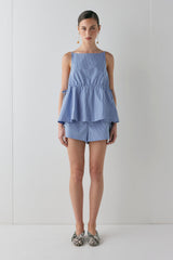Indi Top Blue Stripe | VRG GRL online