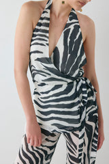 Prue Top Zebra | VRG GRL discount