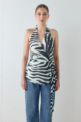 Prue Top Zebra | VRG GRL discount