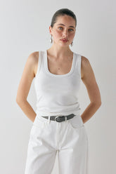 Cora Tank White | VRG GRL sale