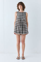 Juliet Tunic Top Check | VRG GRL on sale