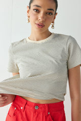 Lennox Tee Black Stripe | VRG GRL near me