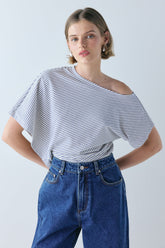 Liv Top Cobalt Stripe | VRG GRL discount