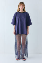 Willow Tee Navy | VRG GRL US