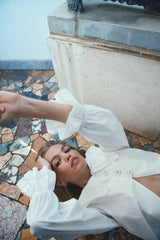 Mae Blouse White | VRG GRL sale