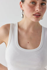 Cora Tank White | VRG GRL on sale