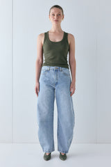 Cora Tank Khaki | VRG GRL online