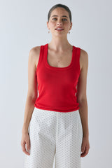 Kai Knit Tank Red | VRG GRL discount