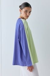 Willow Long Sleeve Tee Lime Stripe | VRG GRL online