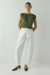 Greta Knit Top Olive | VRG GRL on sale