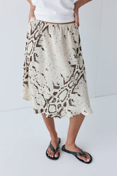 Marcia Midi Skirt Snake | VRG GRL sale