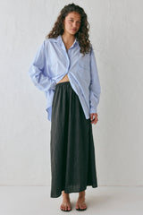 Solara Midi Skirt Black | VRG GRL sale
