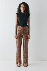 Eden Sequin Pants Brown | VRG GRL near me