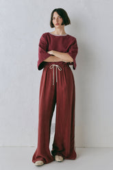 Moonscapes Pants Wine | VRG GRL discount