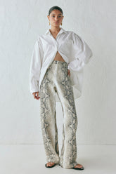 Rue High Rise Pants Snake | VRG GRL for sale