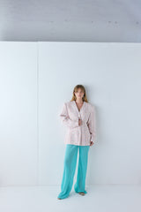 Remi Sheer Pants Aqua | VRG GRL US