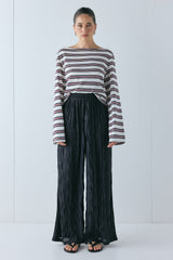 Raya Pants Crinkle Black | VRG GRL discount