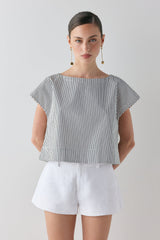 Levy Linen Shorts White | VRG GRL discount