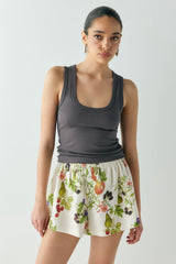 Eira Linen Shorts Orchard | VRG GRL US