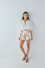 Annika Linen Shorts Roma | VRG GRL sale