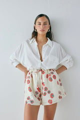 Annika Linen Shorts Roma | VRG GRL sale