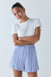 Annika Shorts Crinkle Blue | VRG GRL near me