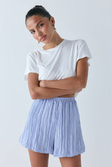 Annika Shorts Crinkle Blue | VRG GRL near me