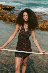 Zinnia Mini Dress Polka Dot | VRG GRL for sale