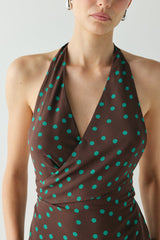 Zinnia Mini Dress Polka Dot | VRG GRL for sale
