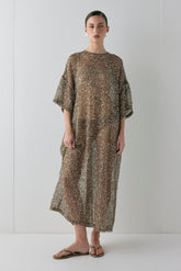 Ivette Sequin Midi Dress Mocha | VRG GRL near me