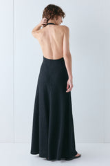 Veronica Maxi Dress Black | VRG GRL for sale