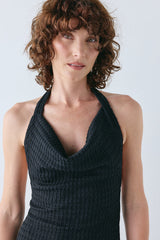 Veronica Maxi Dress Black | VRG GRL for sale