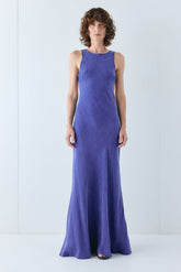 Audrey Maxi Dress Blue | VRG GRL on sale