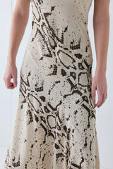 Alora Maxi Dress Snake | VRG GRL sale