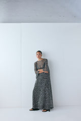 Ivette Sequin Midi Dress Black | VRG GRL on sale