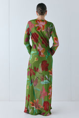 Luka Sheer Maxi Dress Poppy | VRG GRL US
