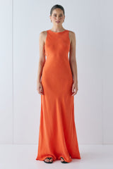 Audrey Maxi Dress Tangerine | VRG GRL near me