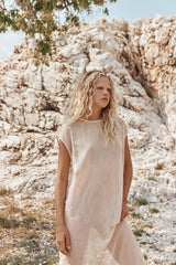 Nara Sheer Maxi Dress Ecru | VRG GRL sale