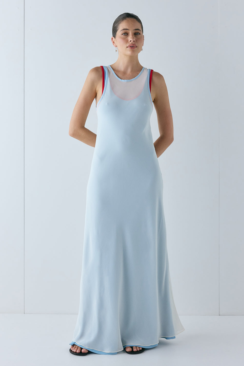 Kendall Maxi Dress Powder Blue | VRG GRL online