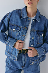 Yuki Denim Jacket Blue | VRG GRL for sale