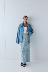 Mischa Denim Jacket Blue | VRG GRL discount