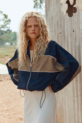 Darcy Spray Jacket Navy | VRG GRL near me
