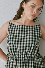 Indi Top Black Check | VRG GRL on sale