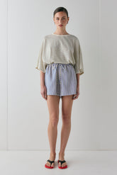 Annika Shorts Cobalt Stripe | VRG GRL US